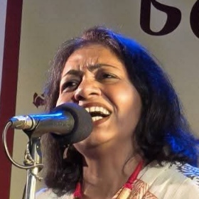 Portrait of Mrs. Jhuma Sarkhel, mentor of কথাকলি